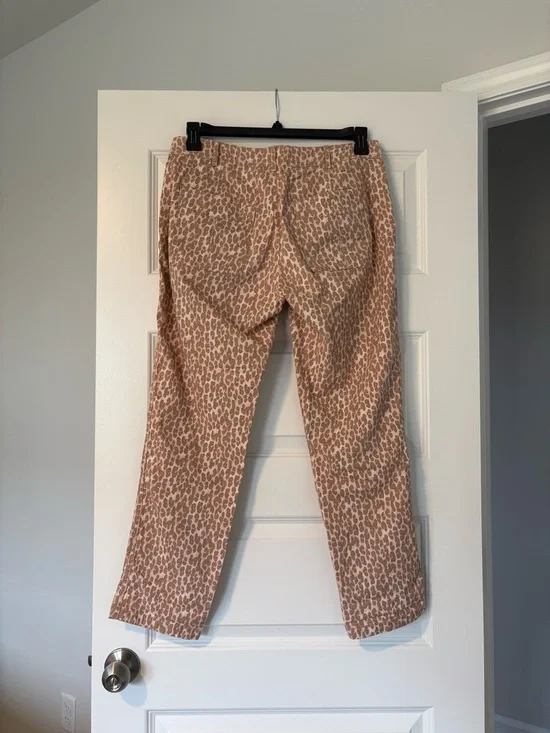 Anthropologie Leopard The Wanderer Pants Women’s Size 29 - Picture 6 of 9